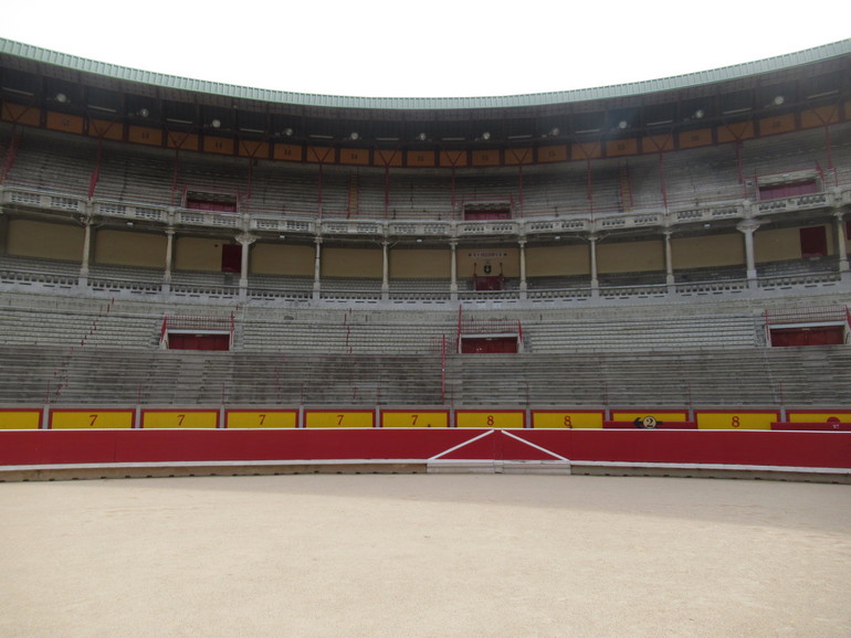 De stierenvechters arena in Pamplona